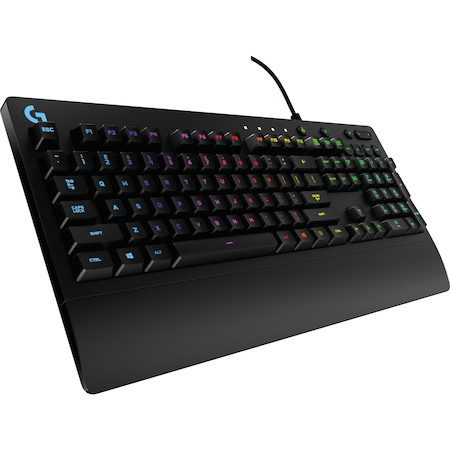 Logitech Prodigy G213 Keyboard - Cable Connectivity - USB 2.0 Interface - QWERTY Layout - Black