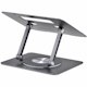 StarTech.com Rotating Laptop Stand, 360 Swivel, Ergonomic Desk Riser for Computer, Adjustable Height/Tilt, Max 11lb, Aluminum, Portable