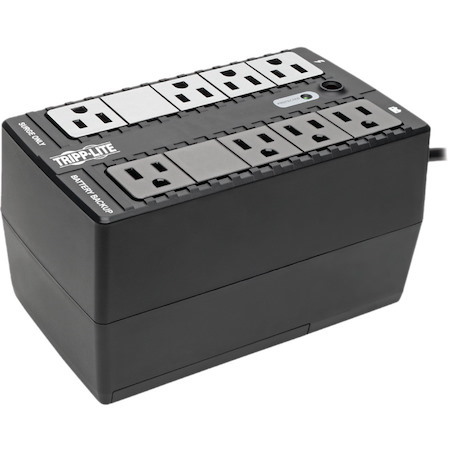 Eaton Tripp Lite Series Standby UPS 450VA 255W - 8 5-15R Outlets, 120V, 50/60 Hz, 5-15P Plug, Desktop/Wall Mount