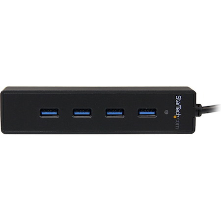 StarTech.com 4 Port Portable SuperSpeed USB 3.0 Hub with Built-in Cable - 5Gbps