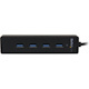 StarTech.com 4 Port Portable SuperSpeed USB 3.0 Hub with Built-in Cable - 5Gbps