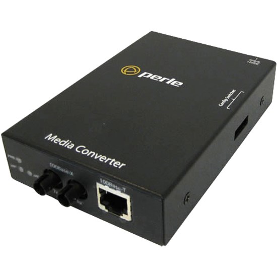 Perle S-100-M2ST2 Fast Ethernet Stand-Alone Media Converter