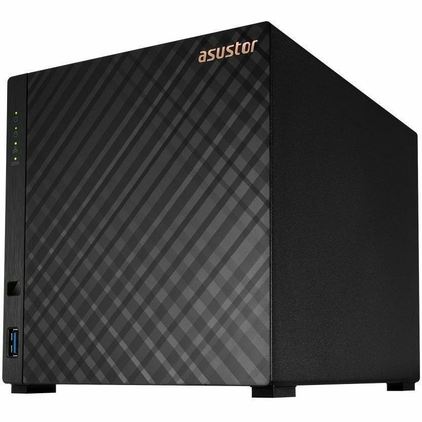 Asustor Gen2 4-Bay Nas 3.5"(0/2), QC-1.7GHz, 1GB, 2.5G Lan(1), TWR, 3YR