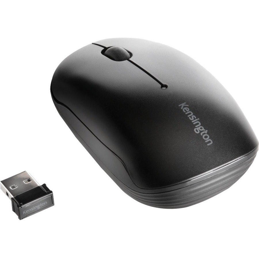 Kensington Pro Fit Mouse - Radio Frequency - USB - Laser - 2 Button(s) - Black - 1