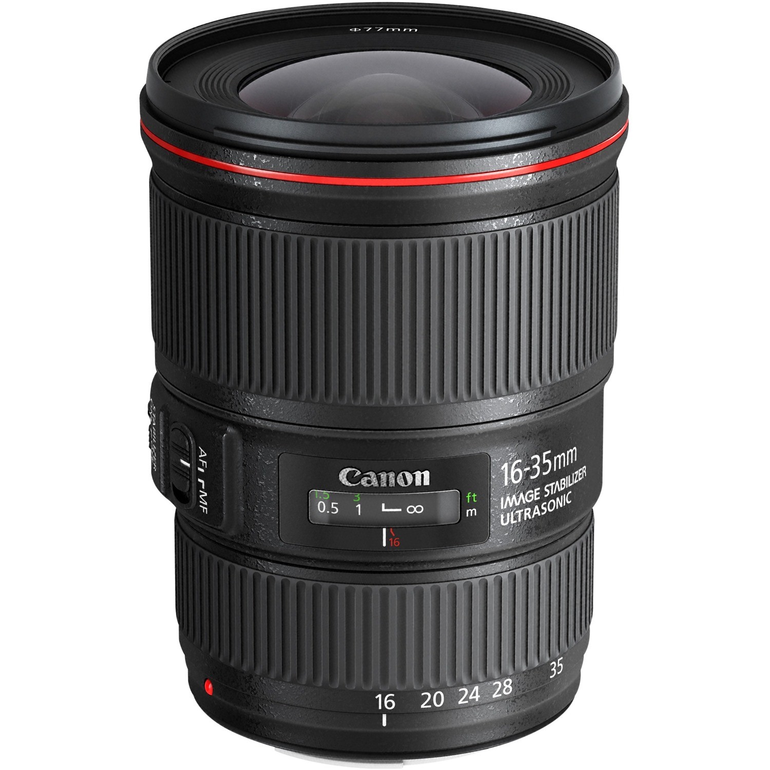 Canon - 16 mm to 35 mm - f/22 - f/4 - Full Frame Sensor - Zoom Lens for Canon EF