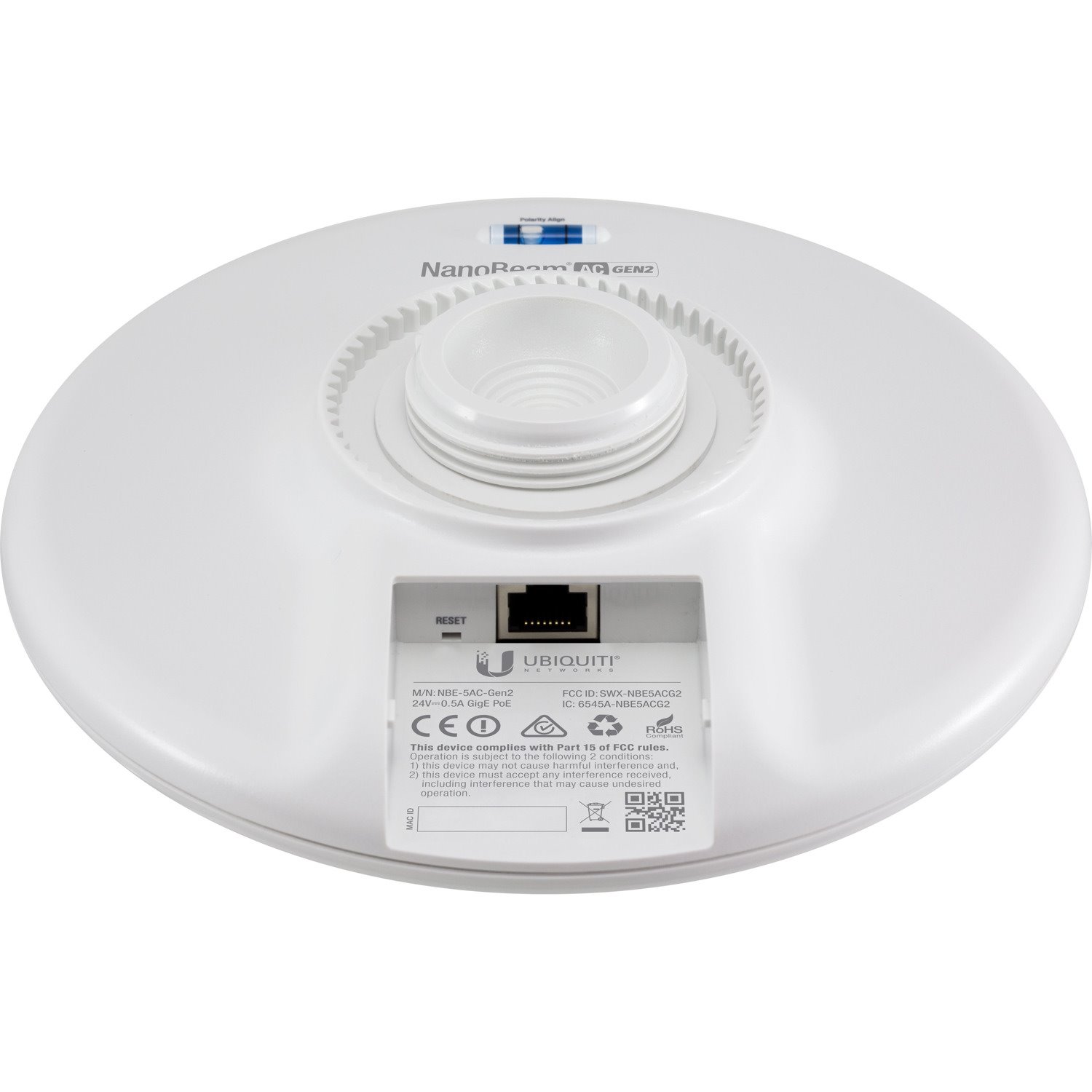 Ubiquiti NanoBeam AC Gen2 NBE-5AC-Gen2 IEEE 802.11ac 450 Mbit/s Wireless Bridge