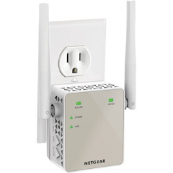 Netgear EX6120 Dual Band Wi-Fi 5 IEEE 802.11 a/b/g/n/ac 1.17 Gbit/s Wireless Range Extender - Indoor