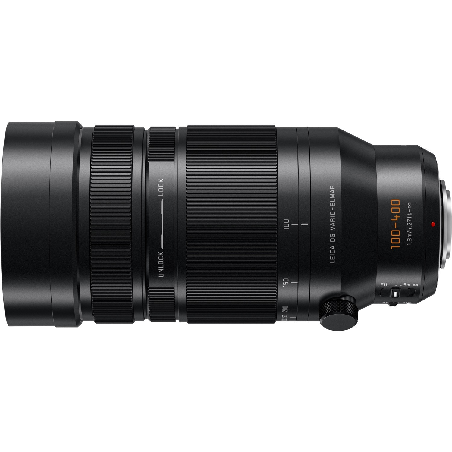 Panasonic Vario-Elmar H-RS100400E - 100 mm to 400 mmf/6.3 - Telephoto Zoom Lens for Micro Four Thirds