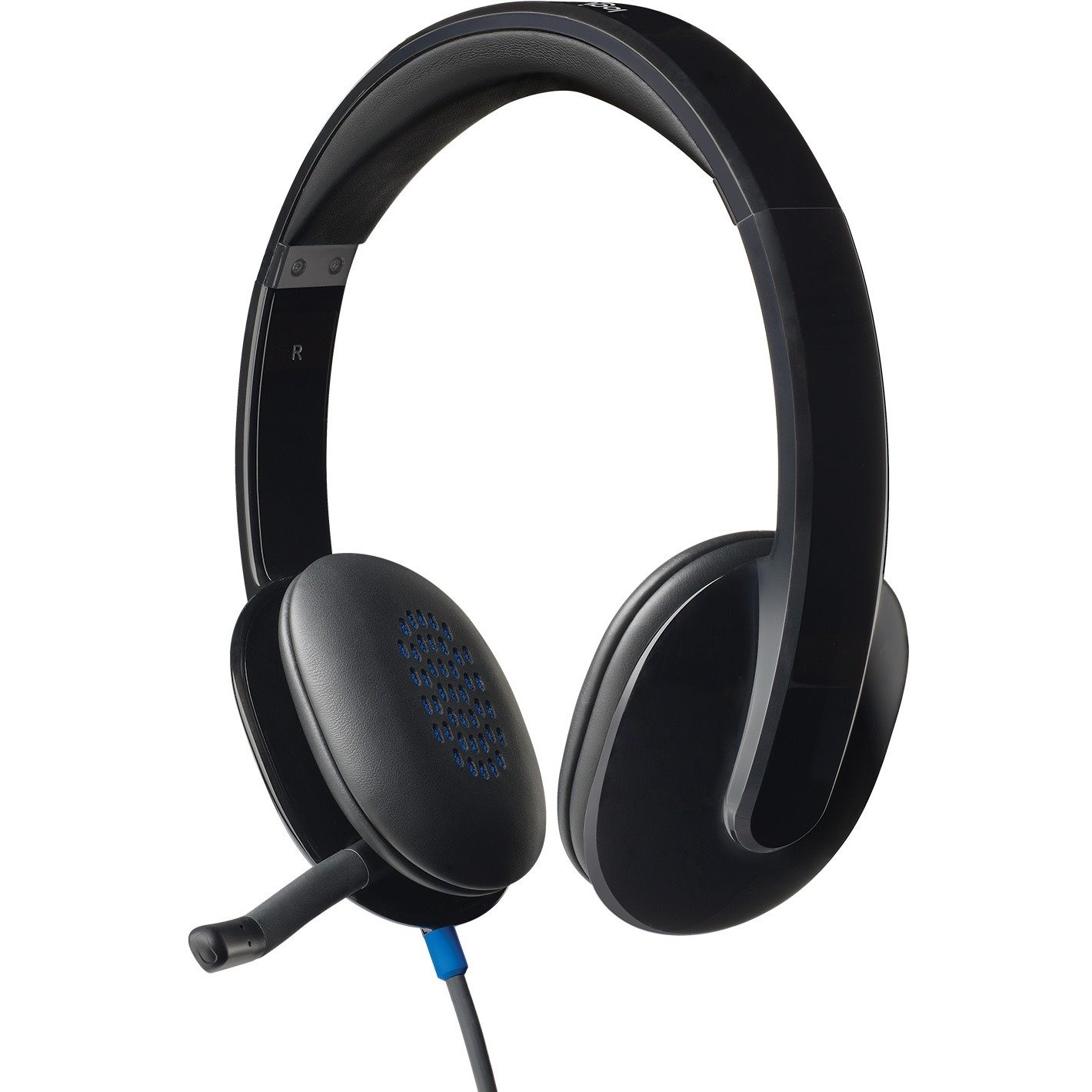 Logitech H540 Wired Over-the-head Stereo Headset - Black