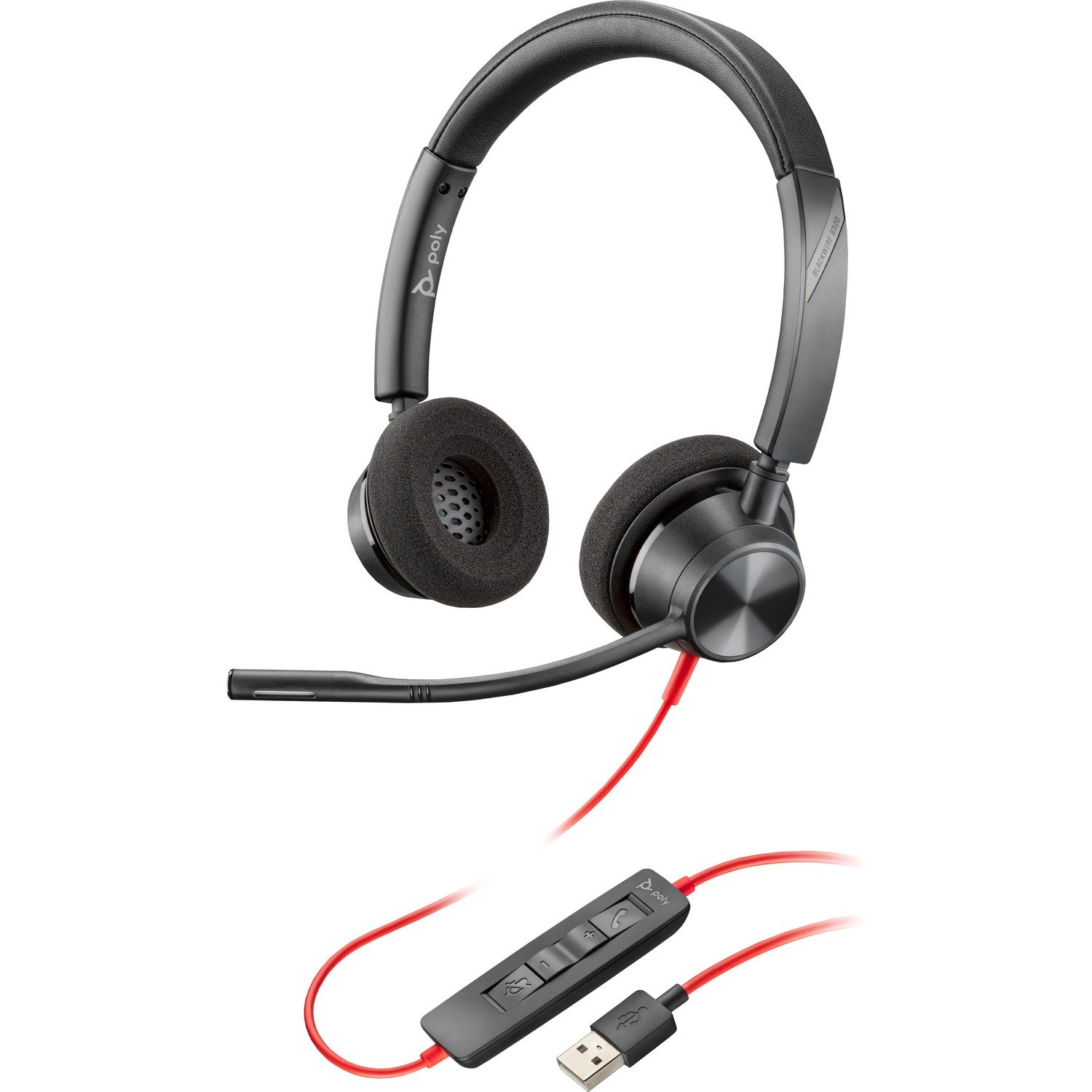 Poly Blackwire 3320 USB-A Headset