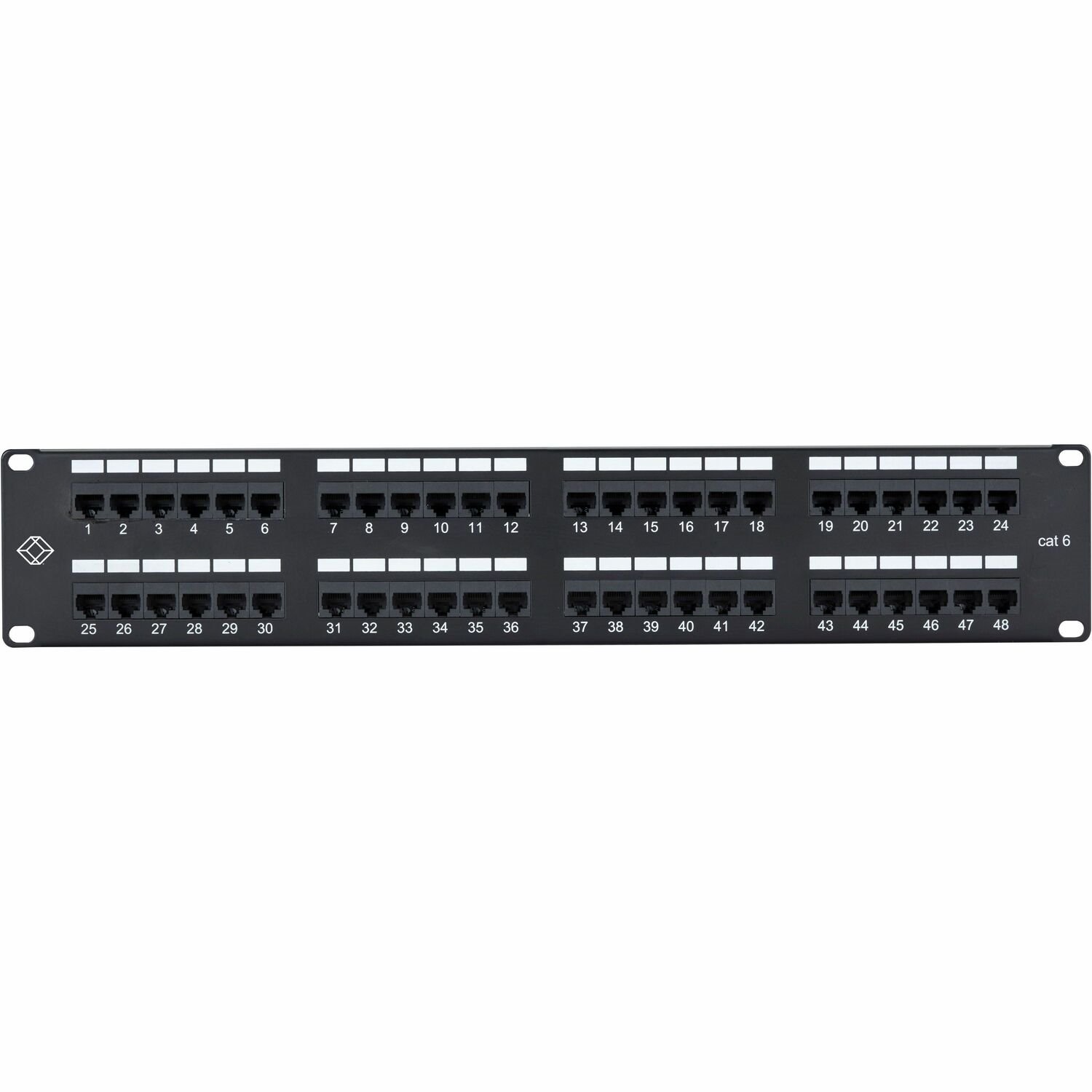 Black Box Connect CAT6 Punchdown Patch Panel - Unshielded