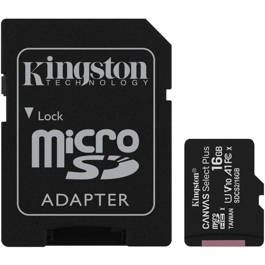 Kingston Canvas Select Plus 16 GB Class 10/UHS-I (U1) microSDHC - 1