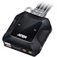 ATEN 2-Port USB 4K DCI HDMI Cable KVM Switch with Remote Port Selector