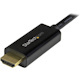 StarTech.com 10ft (3m) Mini DisplayPort to HDMI Cable, 4K 30Hz Video, Mini DP to HDMI Adapter/Converter Cable, mDP to HDMI Monitor/Display