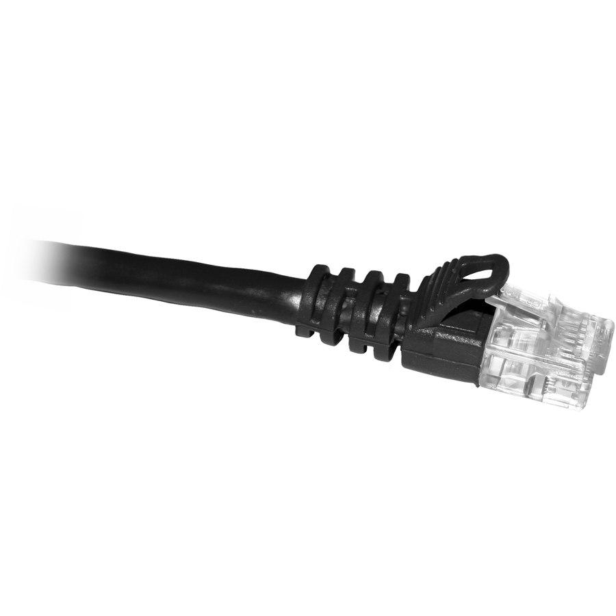 ClearLinks 50FT Cat5E 350MHZ Black Molded Snagless Patch Cable