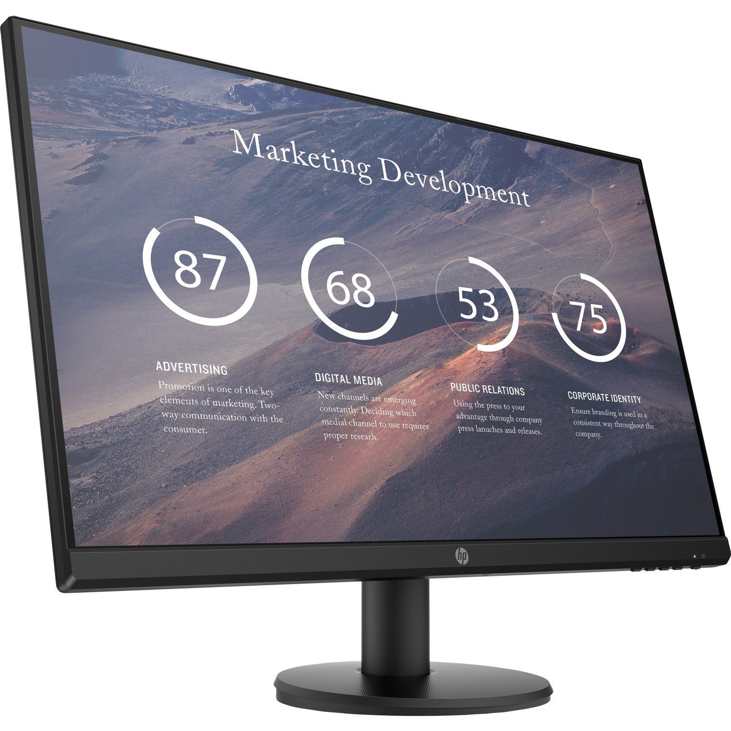 HPI SOURCING - NEW P27v G4 27" Class Full HD LCD Monitor - 16:9 - Black