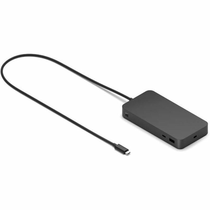 Microsoft Thunderbolt 4 Docking Station for Notebook, Monitor, Desktop PC - Charging Capability - 165 W - Black