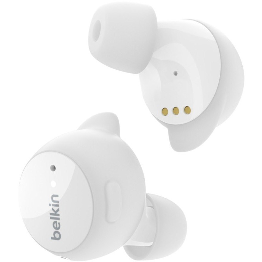 Belkin SOUNDFORM Immerse True Wireless Earbud Stereo Earset - White