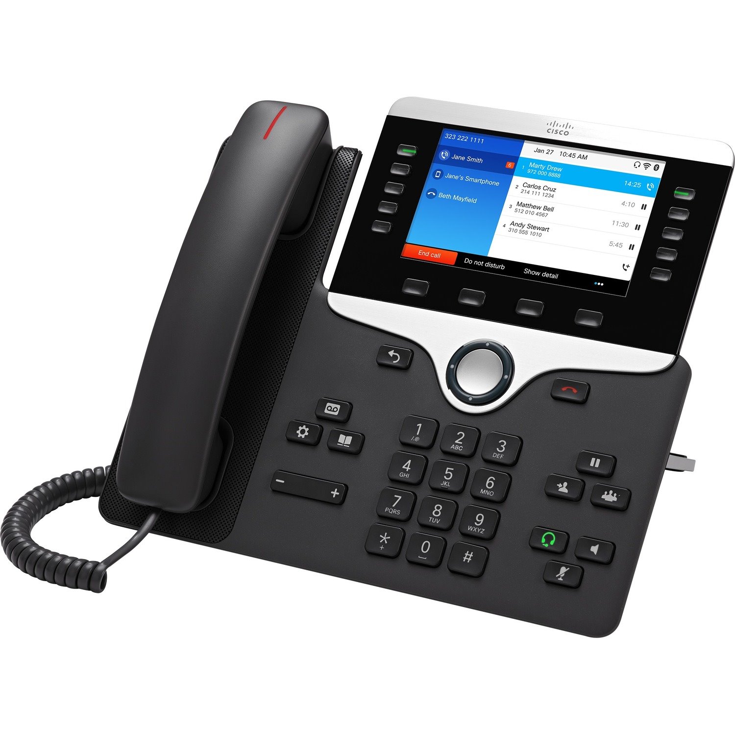 Cisco 8861 IP Phone - Wall Mountable, Desktop