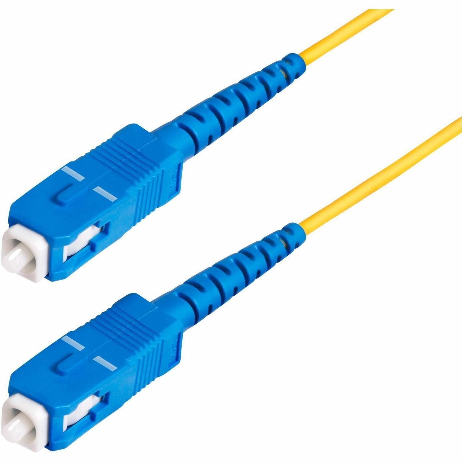 StarTech.com 100m (328ft) SC to SC (UPC) OS2 Single Mode Simplex Fiber Optic Cable, 9/125, 40G/100G, Low Insertion Loss, LSZH Jumper Cord