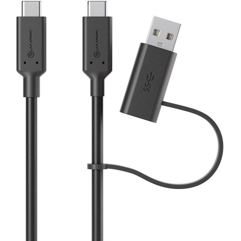 Alogic Elements 1.20 m USB/USB-C Data Transfer Cable for Docking Station, Notebook, Mobile Device - 1 Piece