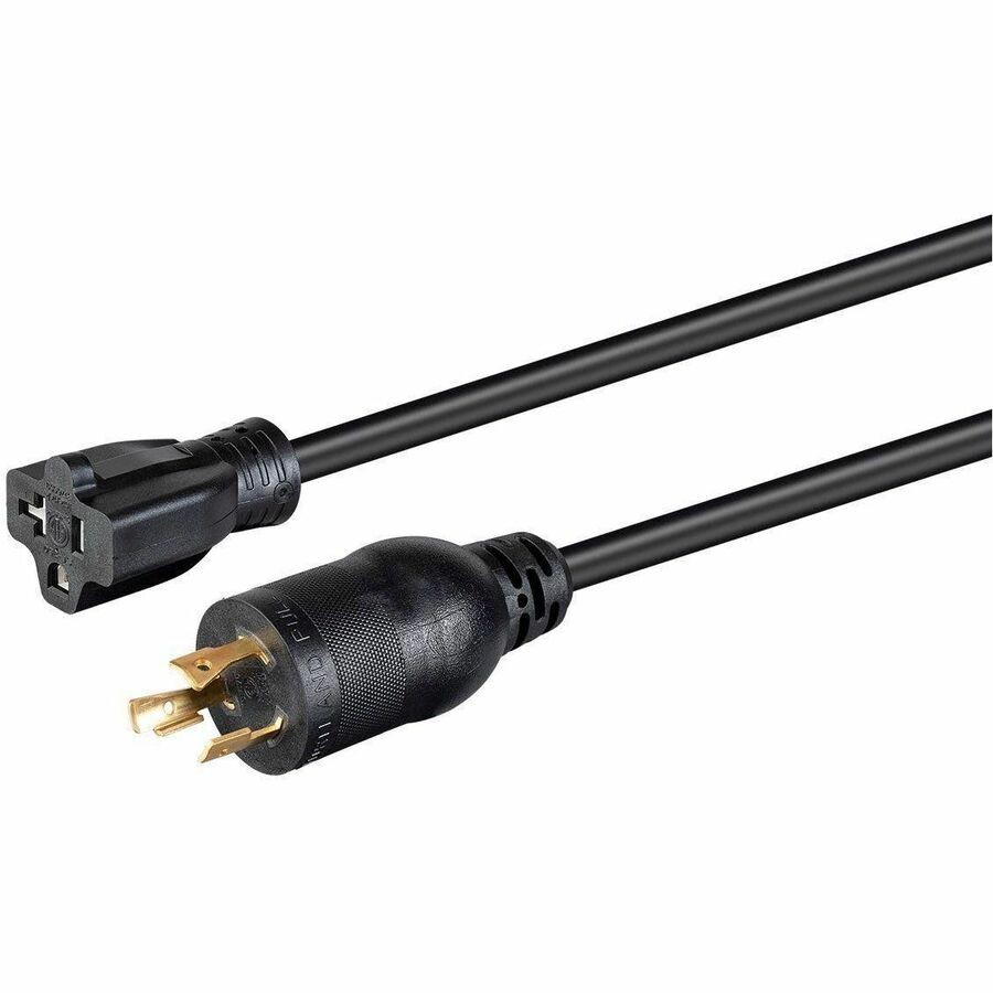 Monoprice Heavy Duty Power Cord - Locking Nema L5-20P To Nema 5-15/20R, 12Awg, 2