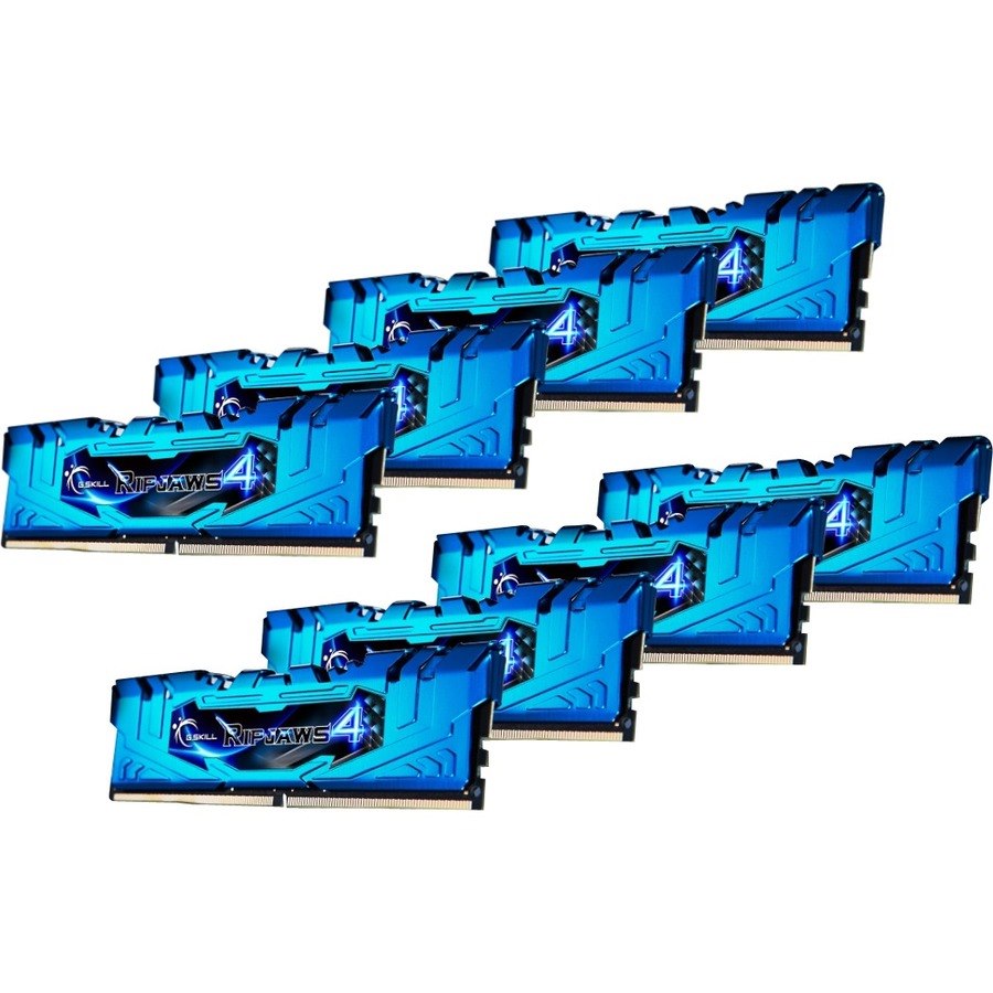 G.SKILL Ripjaws 4 RAM Module - 64 GB (8 x 8GB) - DDR4-2666/PC4-21300 DDR4 SDRAM - 2666 MHz - CL16 - 1.20 V