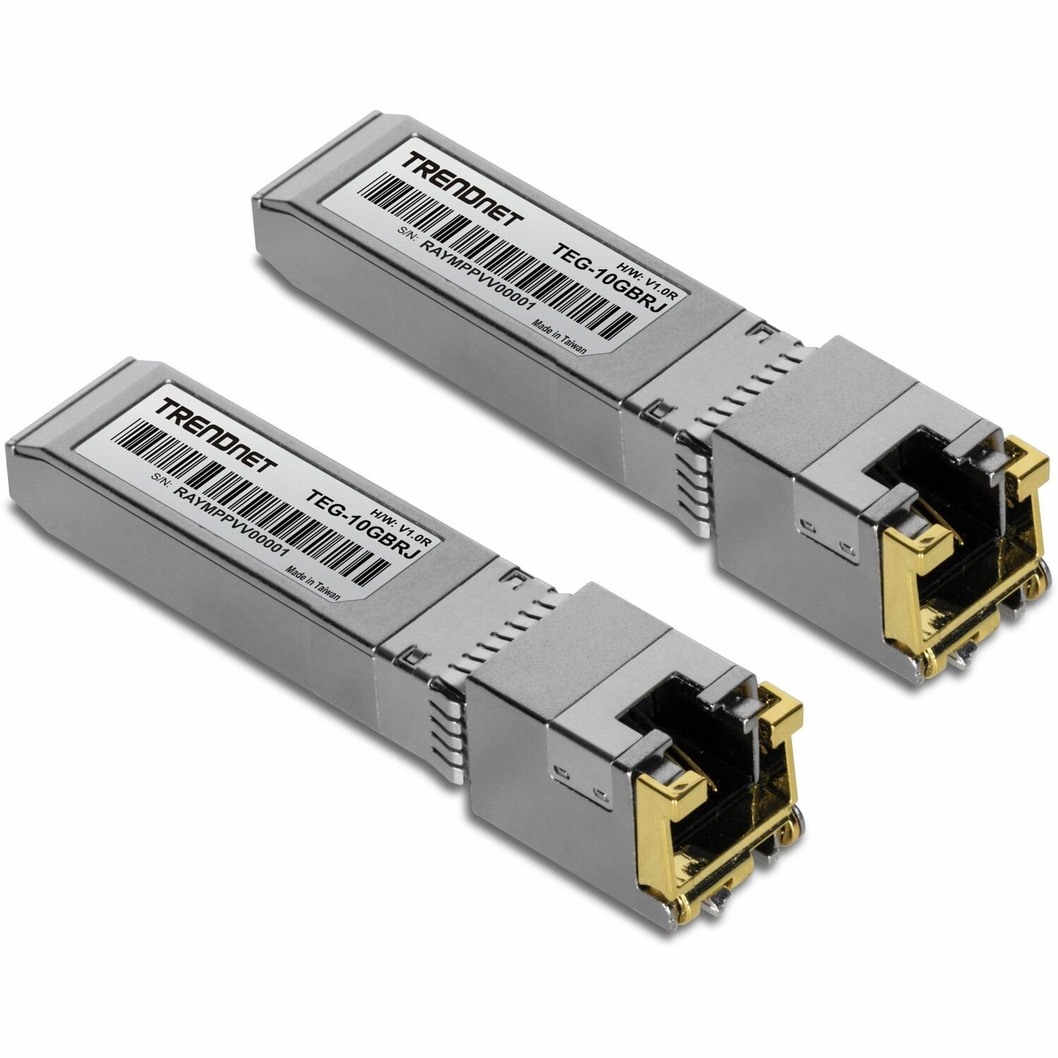 TRENDnet 2-Pack 10G RJ45 Copper SFP+ Module