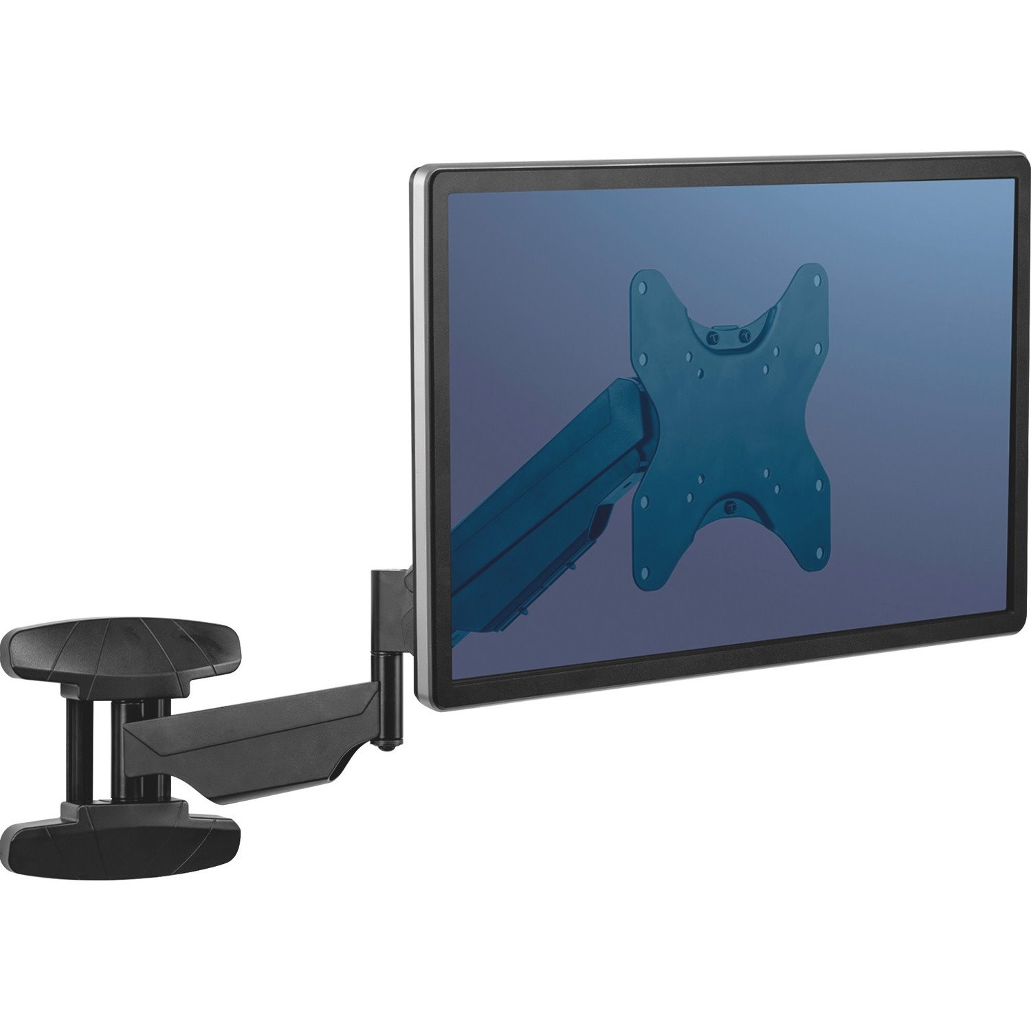 Fellowes Wall Mount for Monitor, TV - Black