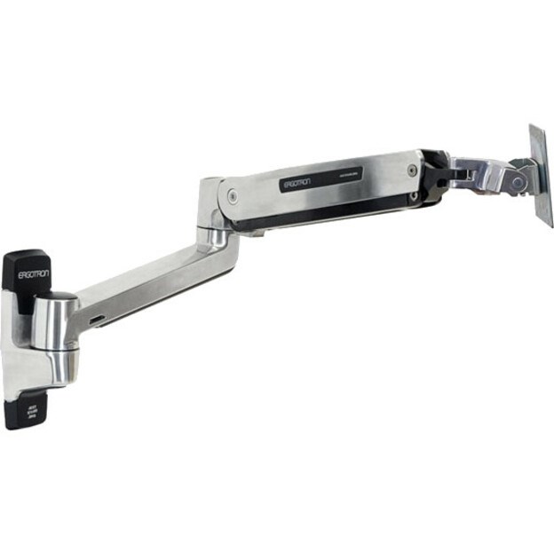 Ergotron Mounting Arm for Flat Panel Display, All-in-One Computer - Polished Aluminum