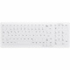 Active Key Keyboard - Wireless Connectivity - USB 1.1 Type A Interface - English (UK) - White