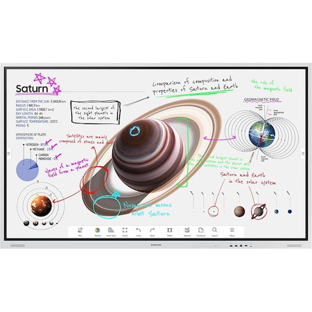Samsung Flip WM75B 75" 4K UHD LCD Collaboration Display