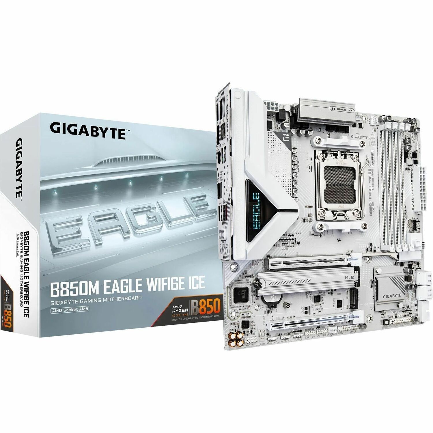 Gigabyte B850M Eagle Wifi6e Ice
