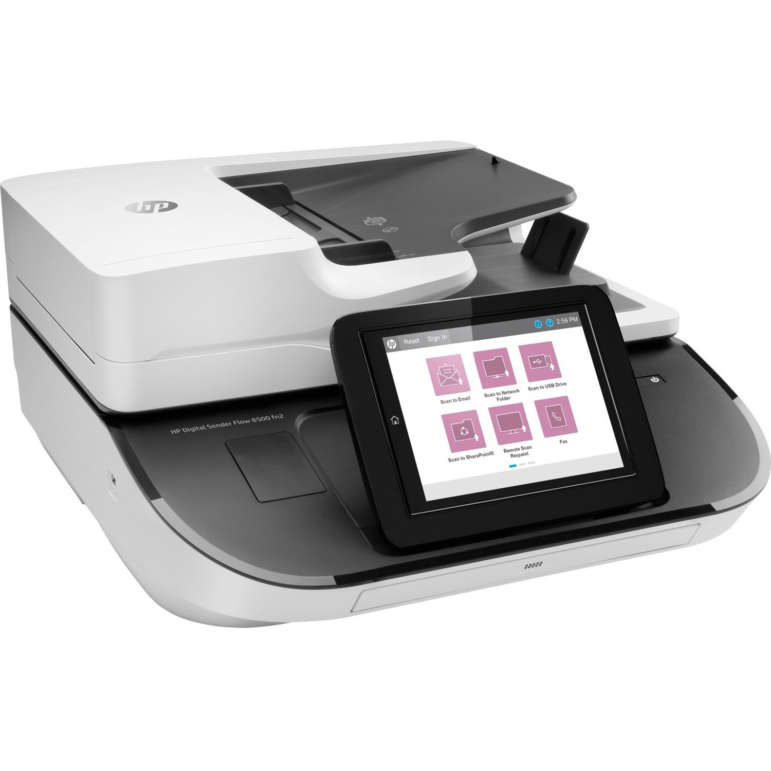 HP DIGITAL SENDER FLOW 8500 Fn2 SCANNER WORKSTATION. A3 SIZE, ADF, KEYBOARD