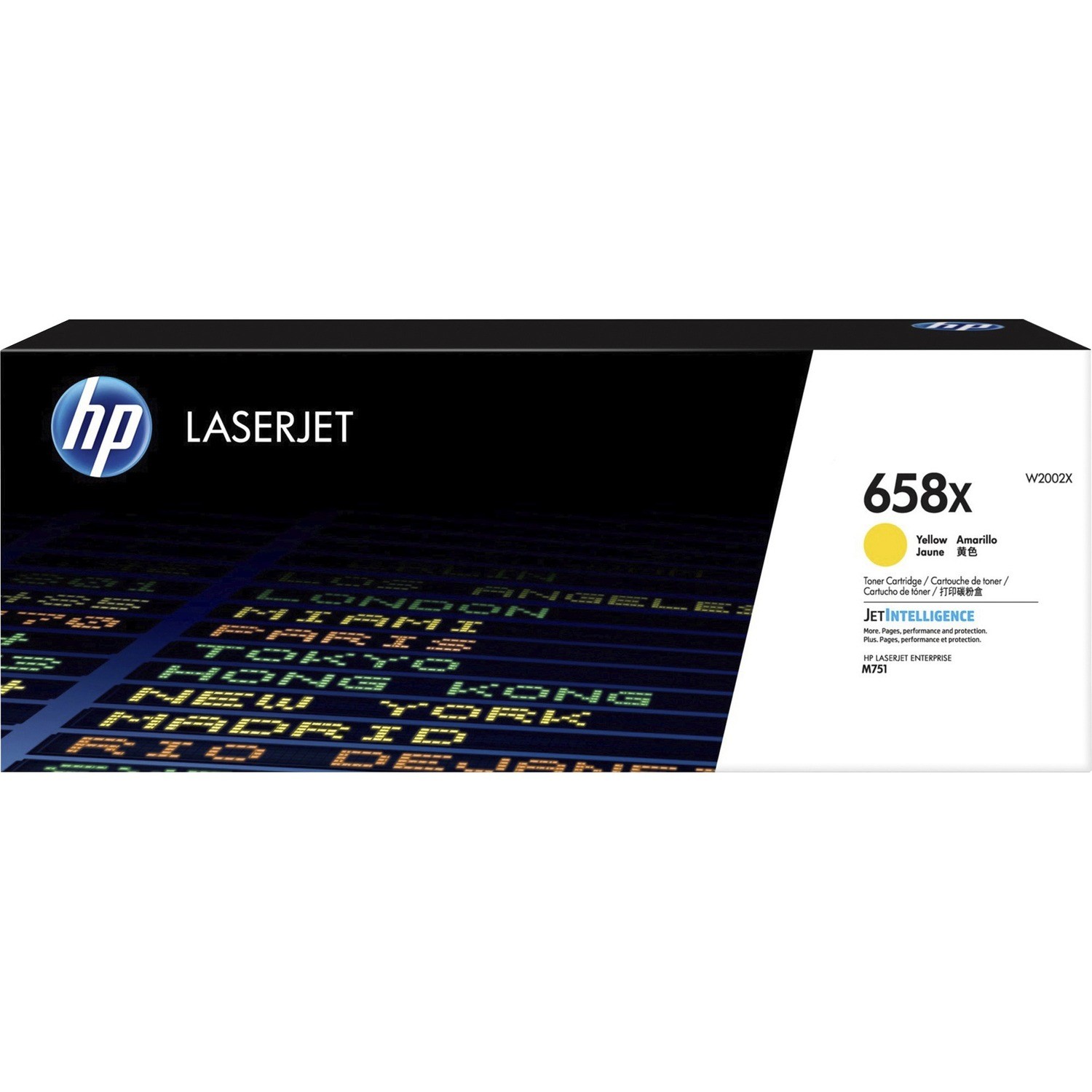 HP 658X YELLOW LASERJET TONER CARTRIDGE - HIGH YIELD - M751 COMPATIBLE