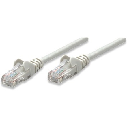 Network Patch Cable, Cat5e, 1.5m, Grey, CCA, U/UTP, PVC, RJ45, Gold Plated Contacts, Snagless, Booted, Lifetime Warranty, Polybag