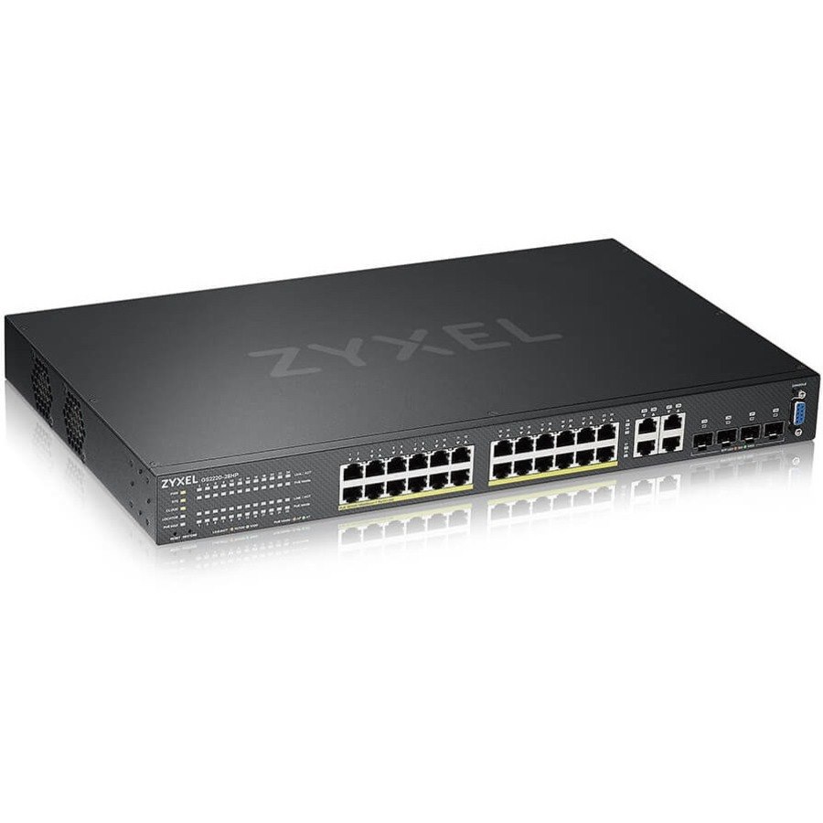 ZYXEL GS2220 GS2220-28HP 24 Ports Manageable Ethernet Switch - Gigabit Ethernet - 10/100/1000Base-T, 1000Base-X
