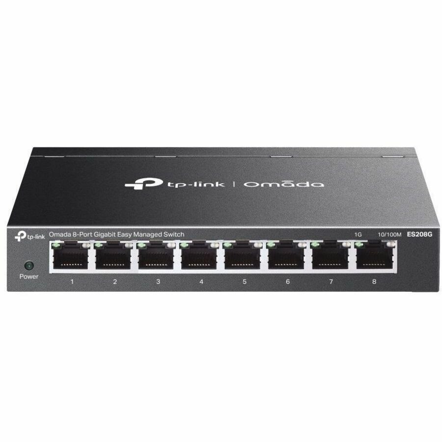 TP-Link Omada ES208G 8 Ports Manageable Ethernet Switch - Gigabit Ethernet - 10/100/1000Base-T