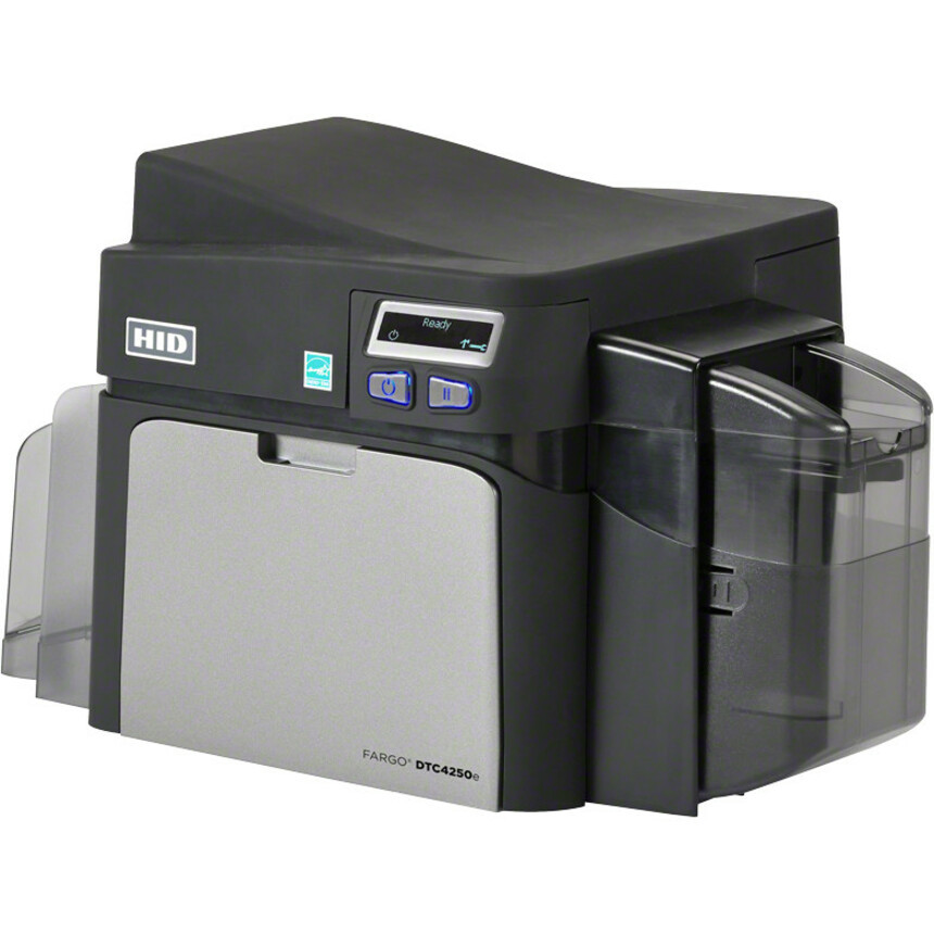 Fargo DTC4250e Single Sided Desktop Dye Sublimation/Thermal Transfer Printer - Color - Card Print - Fast Ethernet - USB
