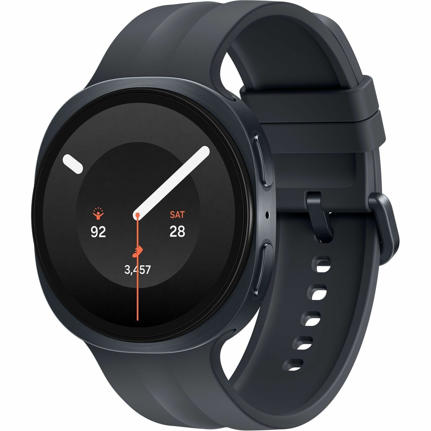 Samsung Galaxy Watch9 SM-L340 Smart Watch - 42.70 mm Case Height - 40.40 mm Case Width - Graphite Body Color - Black Band Color - Armor Aluminum Case Material - Wireless LAN