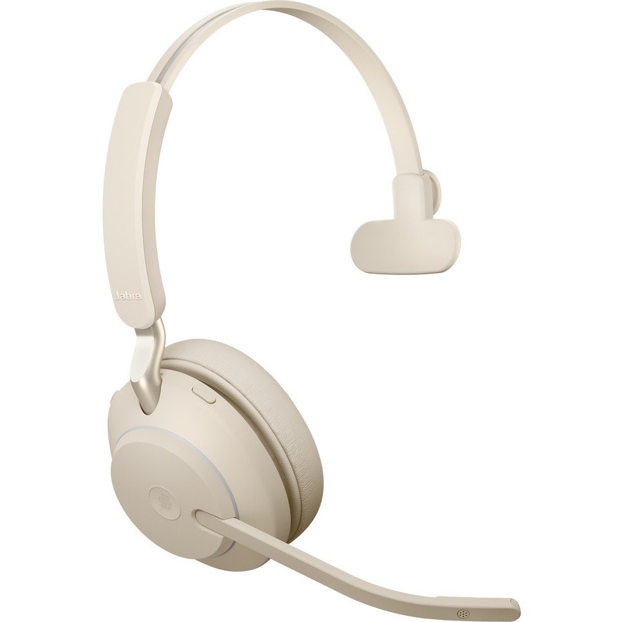 Jabra Evolve2 65 Wireless Over-the-head Mono Headset - Beige