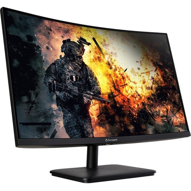 AOpen Fire Legend 27HC5UR 27" Class UW-FHD LCD Monitor - 16:9 - Black