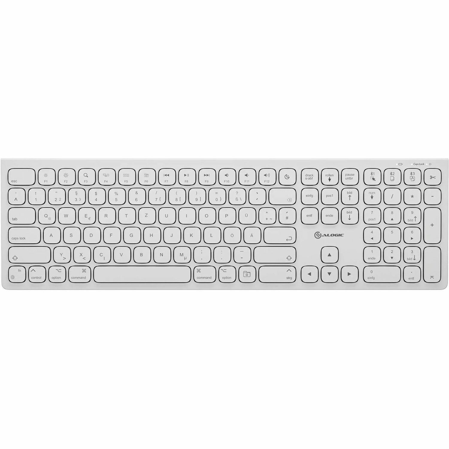 Alogic Echelon Keyboard - Wireless Connectivity - German