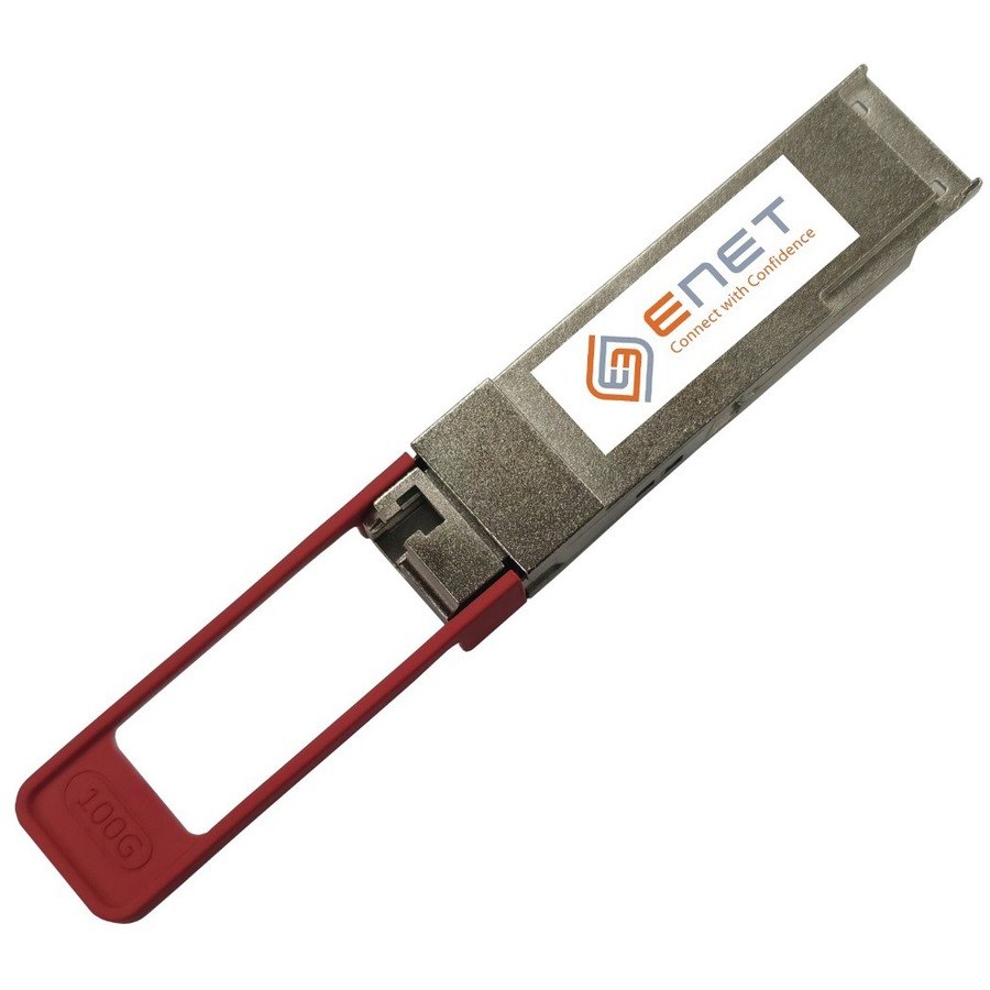 ENET Juniper Compatible JNP-QSFP-100G-BXD TAA Compliant Functionally Identical 100GBASE-BIDI QSFP28 1331/1271nm 10km DOM SMF Simplex LC Connector Commercial Temp