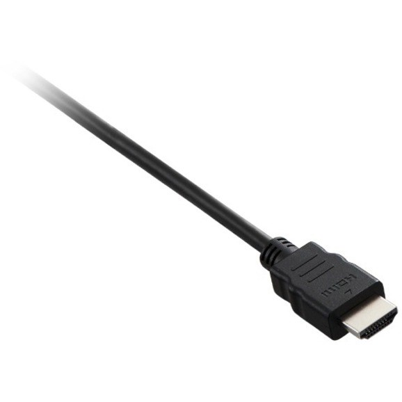 V7 HDMI High Speed with Ethernet Cable Black - 3ft