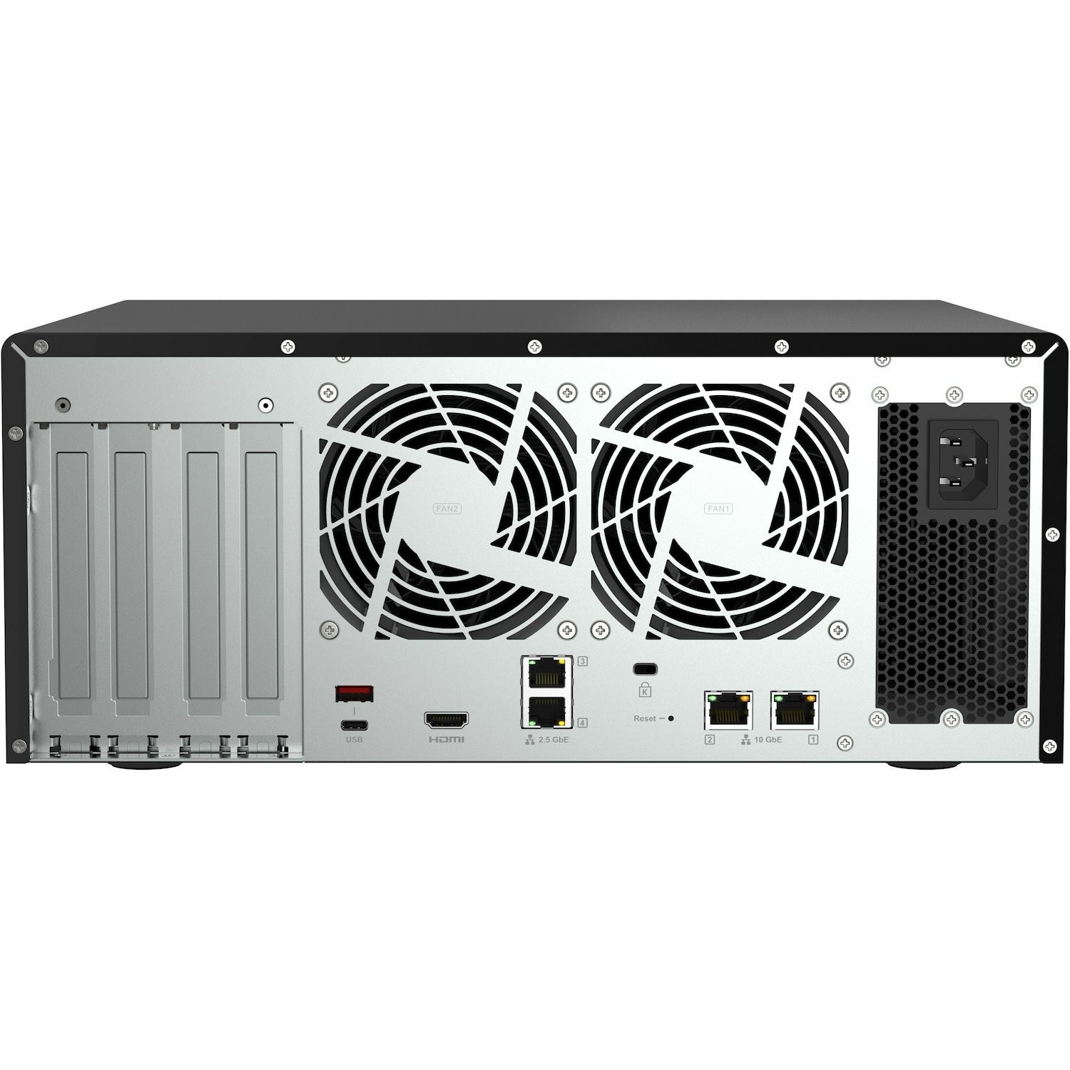 QNAP 12-BAY NAS 2.5"(0/12), R7 8C 5.5GHz, 32GB, 2.5GbE(2), M.2(3), HDMI(1), TWR, 5YR WTY