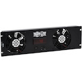 Eaton Tripp Lite Series 3U Digital Temperature Sensor with 2 12VDC Extra-Quiet Fans, Blanking Panel, LCD