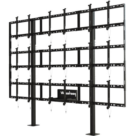 Peerless-AV® Modular Video Wall Pedestal Mount 3x3 Configuration For 46" to 55" displays
