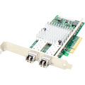 AddOn Intel® E10G42BFSR Comparable 10Gbs Dual Open SFP+ Port 300m MMF PCIe 2.0 x8 Network Interface Card w/2 10GBase-SR SFP+ Transceivers