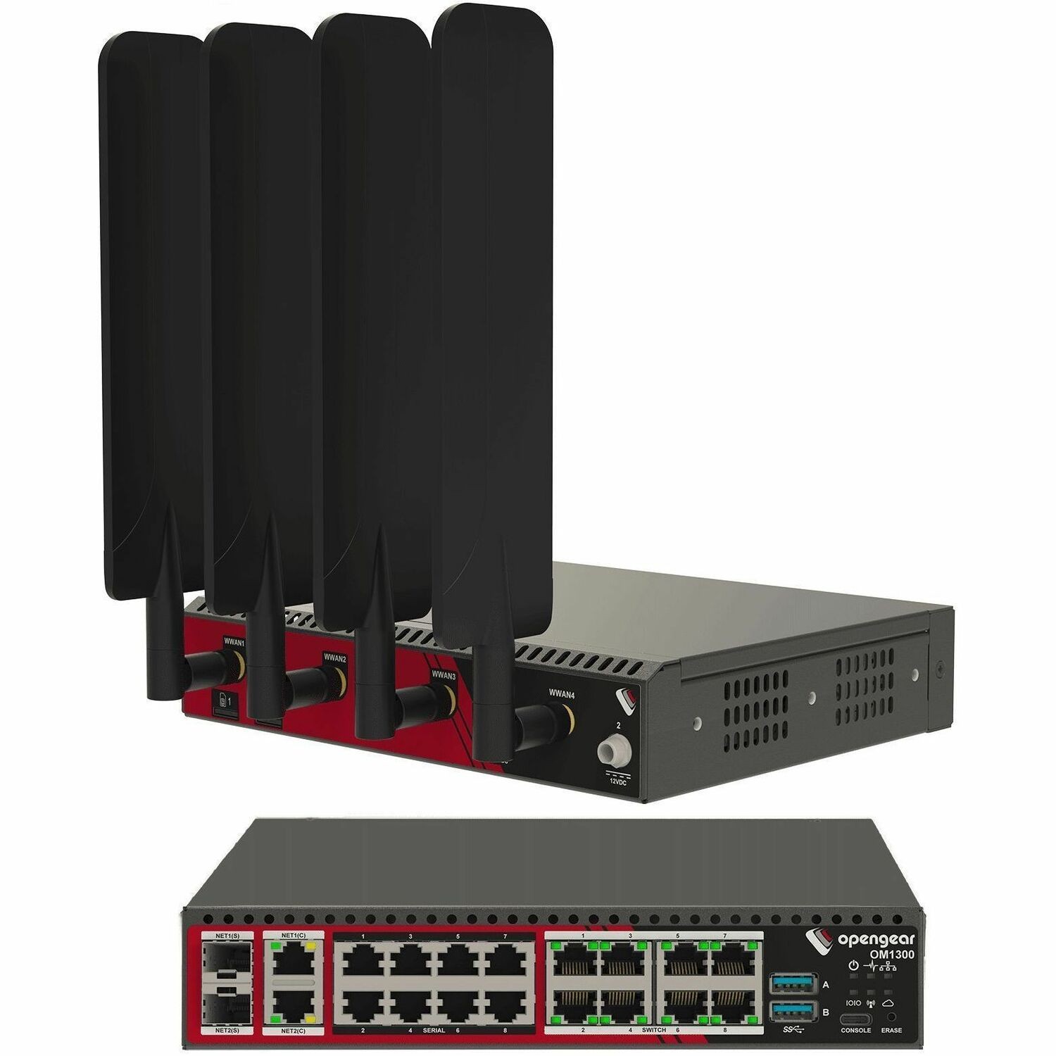 Opengear 8XRS232 X1/X2pt+8X1gbe Switched